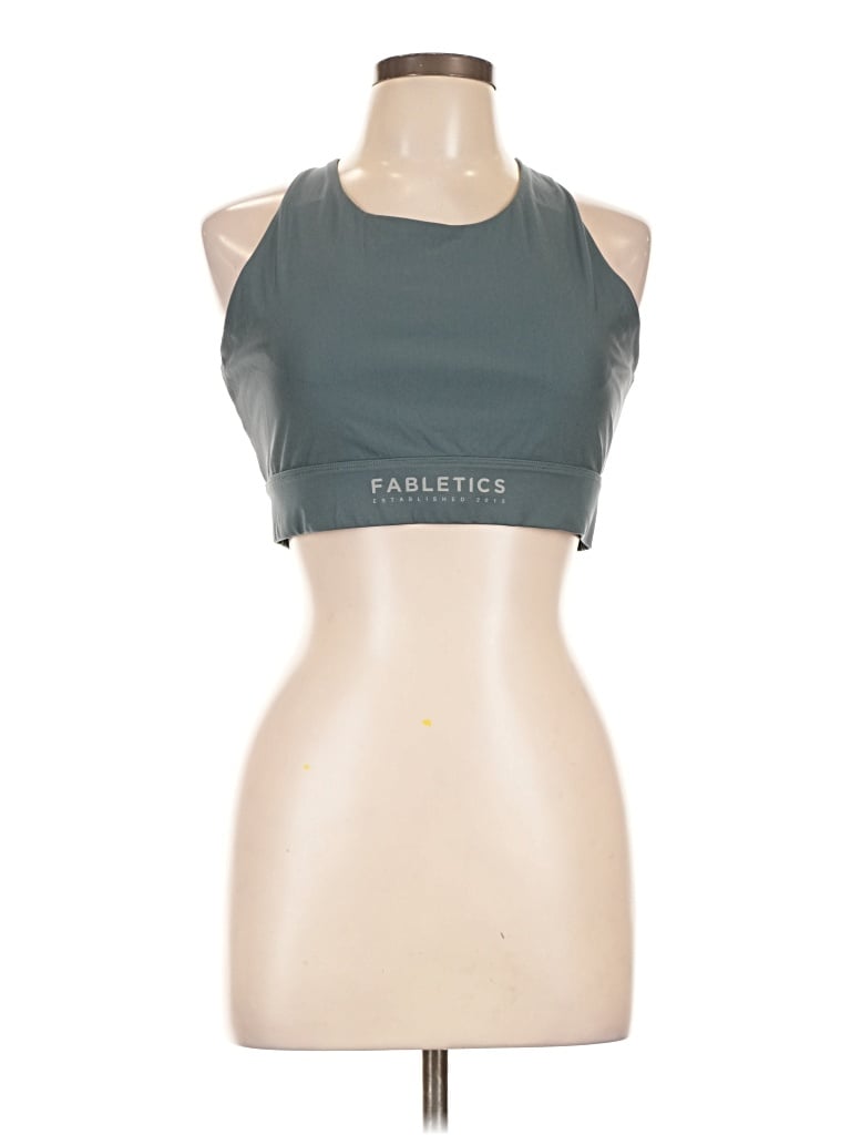 Pre-owned Fabletics Tank Top Teal Halter Neckline Tops