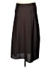 J.Crew 100% Polyester Solid Black Casual Skirt Size M - photo 2