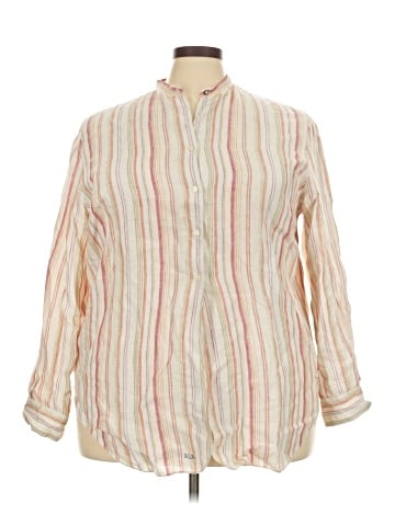 Lauren by Ralph Lauren Long Sleeve Button-Down Shirt (view 1)