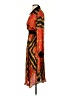 Zara Basic 100% Polyester Print Orange Cocktail Dress Size XS - photo 5