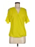 New Look Yellow Short Sleeve Blouse Size 6 - photo 1