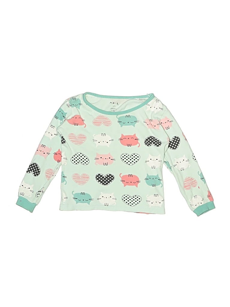 Pre-owned Unbranded Kids' Long Sleeve T-shirt In Green