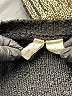 Moth 100% Acrylic Metallic Black Pullover Sweater Size M - photo 7