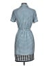 Max Studio Checkered-gingham Blue Casual Dress Size L (estimated) - photo 2