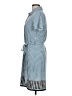 Max Studio Checkered-gingham Blue Casual Dress Size L (estimated) - photo 5