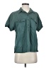 Universal Thread Teal Short Sleeve Button-Down Shirt Size S - photo 1