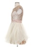 Deb 100% Polyester Ivory Cocktail Dress Size 5 - photo 5