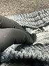 Adidas 100% Polyester Gray Sweatpants Size 8 - photo 3