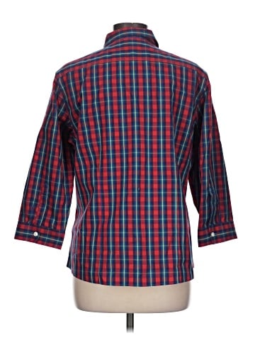L.L.Bean 3/4 Sleeve Button-Down Shirt (view 2)
