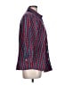 L.L.Bean 100% Cotton Plaid Red 3/4 Sleeve Button-Down Shirt Size L - photo 4