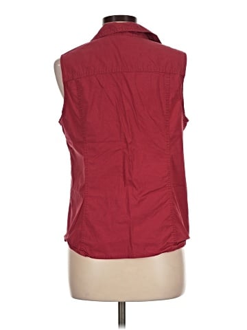 SONOMA life + style Sleeveless Button-Down Shirt (view 2)