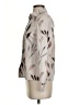 Unbranded Print Ivory Silver Long Sleeve Blouse Size XS - photo 5