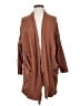 Pact 100% Cotton Brown Cardigan Size XS - photo 1