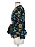 J.Crew 100% Polyester Blue 3/4 Sleeve Blouse Size S - photo 5