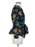 J.Crew 100% Polyester Blue 3/4 Sleeve Blouse Size S - photo 4
