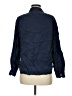 Chaps 100% Linen Blue Long Sleeve Button-Down Shirt Size M - photo 2