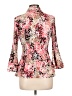 Fred David Floral Pink 3/4 Sleeve Blouse Size L - photo 2