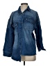 Bayeas 100% Cotton Blue Long Sleeve Button-Down Shirt Size S - photo 1