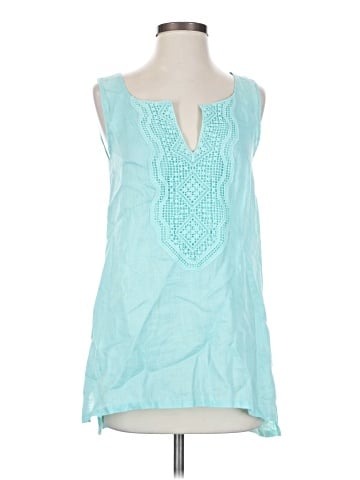 August Silk Sleeveless Blouse (view 1)