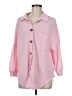 Unbranded Houndstooth Pink 3/4 Sleeve Blouse Size M - photo 1