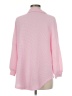 Unbranded Houndstooth Pink 3/4 Sleeve Blouse Size M - photo 2