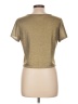 Gaze Gold Short Sleeve Top Size L - photo 2