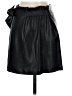 MNG 100% Polyester Black Faux Leather Skirt Size S - photo 2