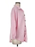 Unbranded Houndstooth Pink 3/4 Sleeve Blouse Size M - photo 4