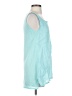 August Silk Teal Sleeveless Blouse Size S - photo 4
