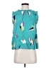 THML 100% Viscose Teal Sleeveless Blouse Size XS - photo 1