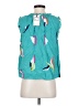 THML 100% Viscose Teal Sleeveless Blouse Size XS - photo 2