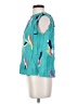 THML 100% Viscose Teal Sleeveless Blouse Size XS - photo 5