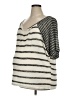 Juniper Ln Gray Ivory 3/4 Sleeve Top Size 1X - photo 1