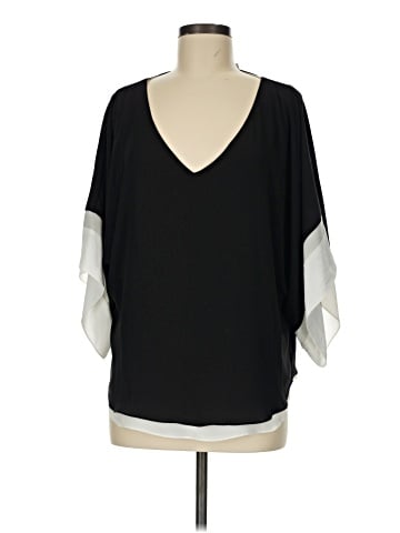 White House Black Market 3/4 Sleeve Blouse (view 1)