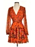 Ulla Johnson Tropical Orange Cocktail Dress Size 2 - photo 1