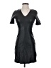 Theory 100% Leather Black Cocktail Dress Size 2 - photo 1