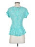 Ransom Teal Short Sleeve Top Size S - photo 2