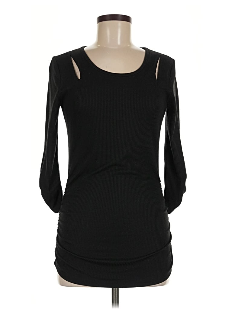 Pre-owned Iz Byer 3/4 Sleeve T-shirt In Black