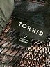 Torrid 100% Elastic Brown Short Sleeve Blouse Size 2X Plus (2) - photo 7