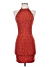 Shein Orange Cocktail Dress Size 4 - photo 1