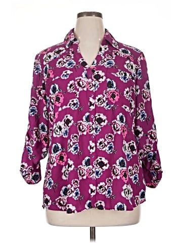 Express 3/4 Sleeve Blouse (view 1)