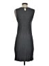 Weekend Solid Gray Casual Dress Size S - photo 2