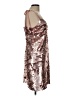 J.Crew 100% Nylon Metallic Silver Pink Cocktail Dress Size 12 - photo 4