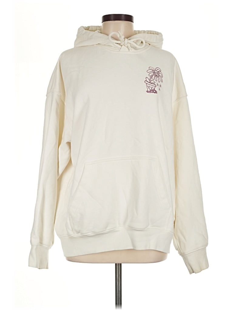 Pre-owned H&m Sweatshirt In Ivory