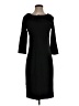 Talbots Solid Black Casual Dress Size 4 - photo 1