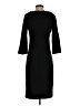 Talbots Solid Black Casual Dress Size 4 - photo 2