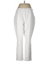 Quacker Factory Solid White Casual Pants Size L - photo 2