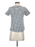 Green Envelope Houndstooth Gray Short Sleeve Blouse Size S - photo 2
