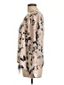 Socialite 100% Polyester Floral Ivory Long Sleeve Blouse Size L - photo 5