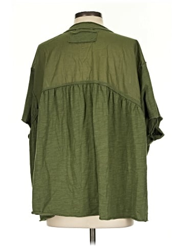 Festi 3/4 Sleeve Button-Down Shirt (view 2)